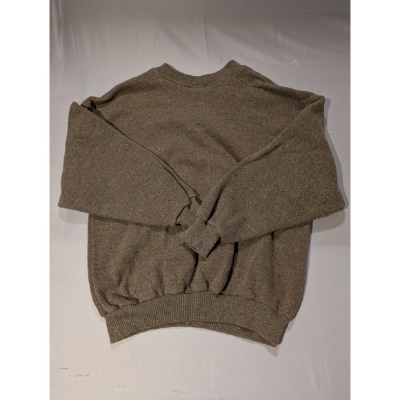 Art Unlimited Moose Men's XL Embroidered V Neck Sweater Pullover Brown Casual - Picture 10 of 12